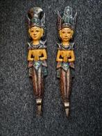 2 poppen   hout, Ophalen of Verzenden