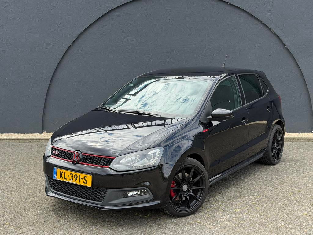 Volkswagen Polo 1.4 TSI GTI DSG 5 Deurs Climate Control VOL✅, Auto's, Euro 5, 1169 kg, Zwart, 4 cilinders