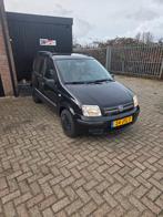 Fiat Panda 1.2 44KW 60PK 2009 Zwart, Voorwielaandrijving, Stof, 1242 cc, Zwart