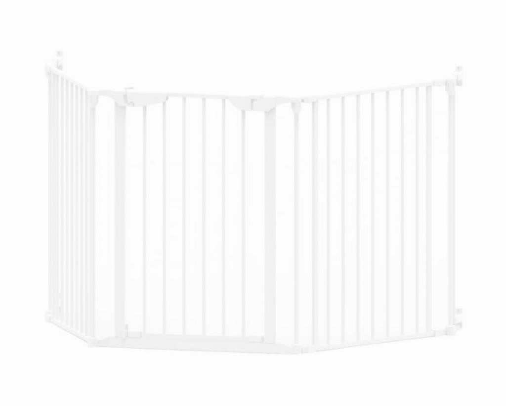 Noma Modular 3-Panelen Hek Wit, Ophalen, Zo goed als nieuw, Metaal of IJzer, 115 cm of meer