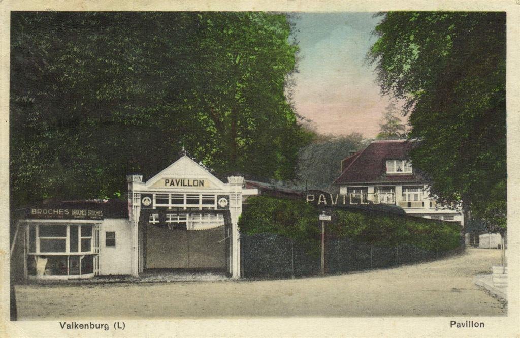 Valkenburg [L] - Pavillon - 1930 gelopen, Ophalen of Verzenden, 1920 tot 1940, Gelopen, Limburg