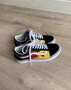 Vans met vlammen, Zwart, Ophalen of Verzenden, Sneakers of Gympen, Zo goed als nieuw