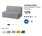 2-persoons slaapbank Lycksele (ikea), Huis en Inrichting, Slaapkamer | Slaapbanken, Ophalen, Tweepersoons, Zo goed als nieuw, Grijs