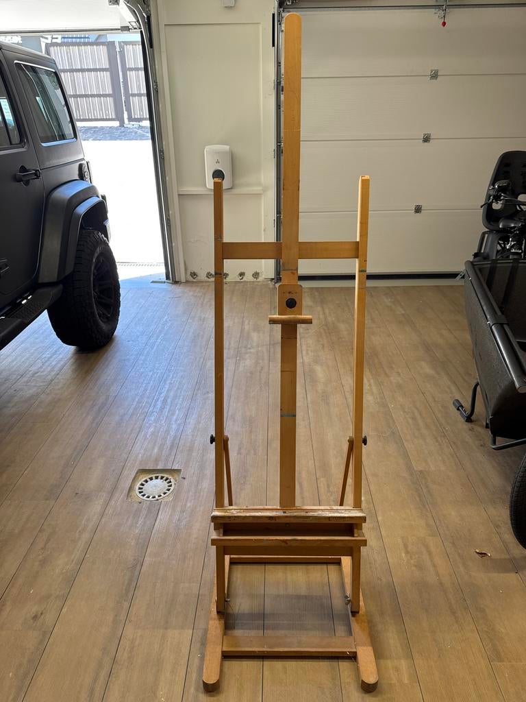 Gebruikte schildersezel van hout, Ophalen, Gebruikt, Ezel