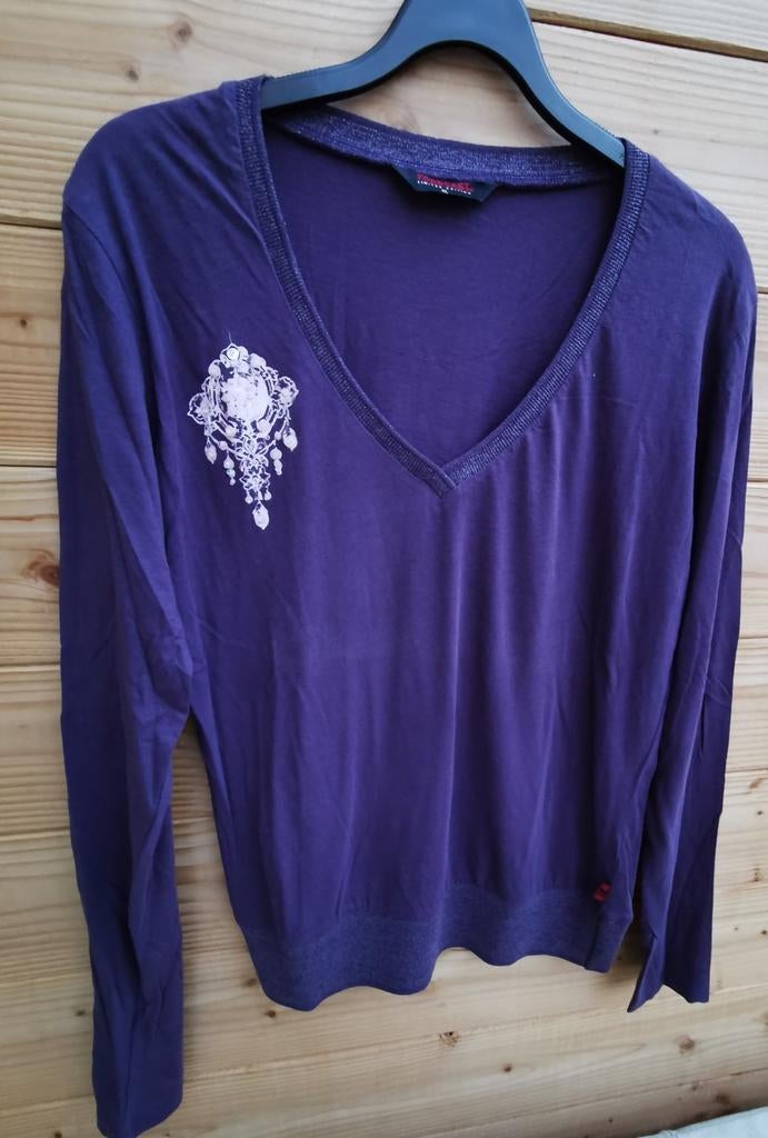 Forecast top mt. M, Kleding | Dames, Tops, Zo goed als nieuw, Maat 38/40 (M), Paars, Lange mouw, Verzenden