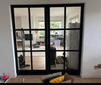 Stalen deuren metalen schuifdeuren en suite deuren, 215 cm of meer, Binnendeur, Ophalen of Verzenden, Glas