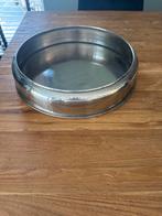Riverdale Ronde Diepe Schaal - Zilverkleurig Metaal, Ophalen, Overige materialen, Gebruikt, Schaal