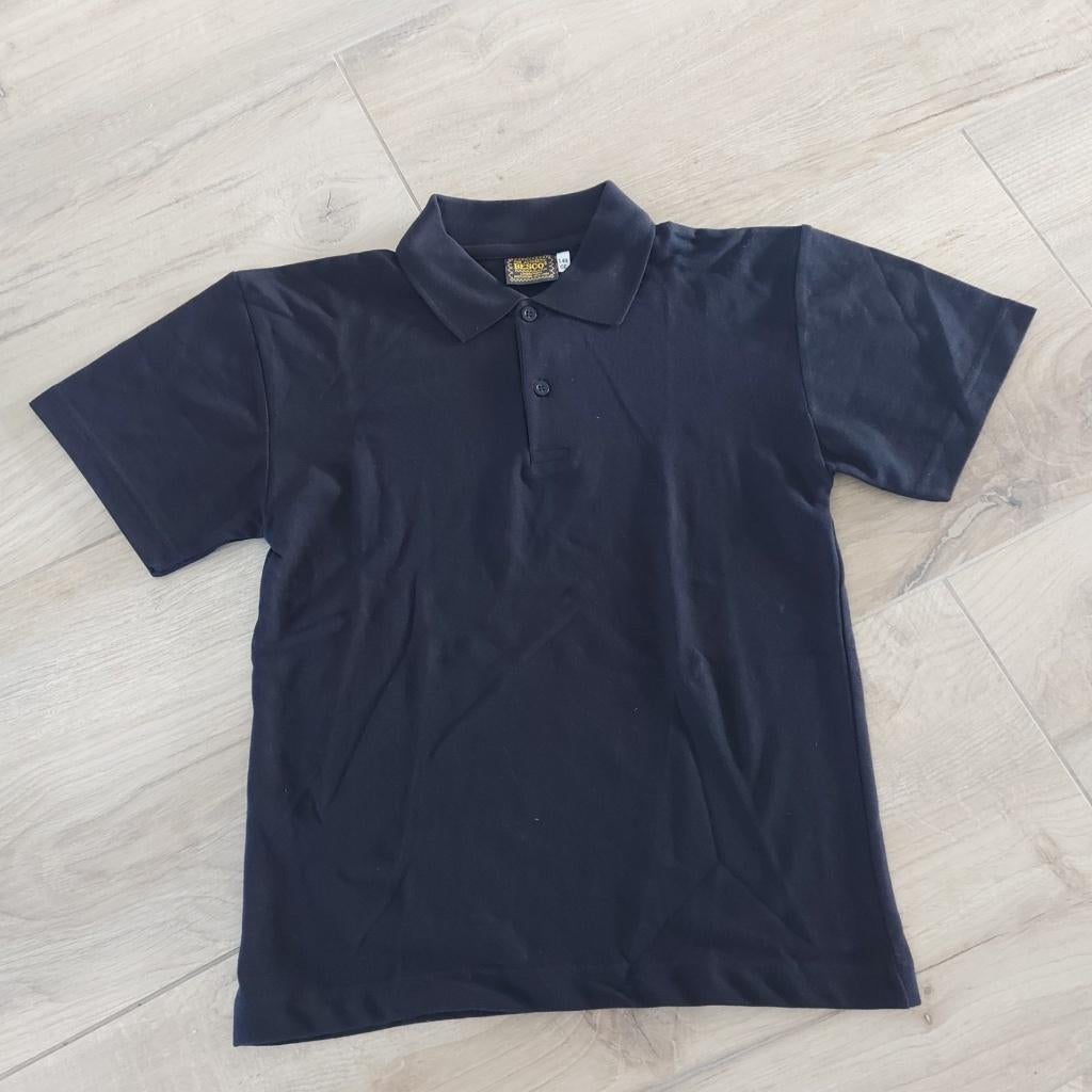 Besco - polo korte mouw - zwart - maat 140, Besco, Jongen of Meisje, Ophalen of Verzenden, Zo goed als nieuw