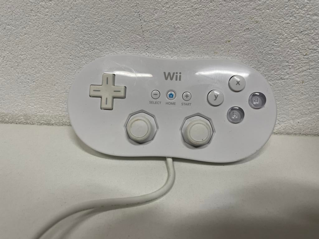 Wii Classic Controller Pro - Wit (Bedraad), Spelcomputers en Games, Ophalen of Verzenden, Zo goed als nieuw