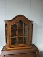 Antieke eikenhouten vitrinekast, Antiek en Kunst, Antiek | Meubels | Kasten, Ophalen