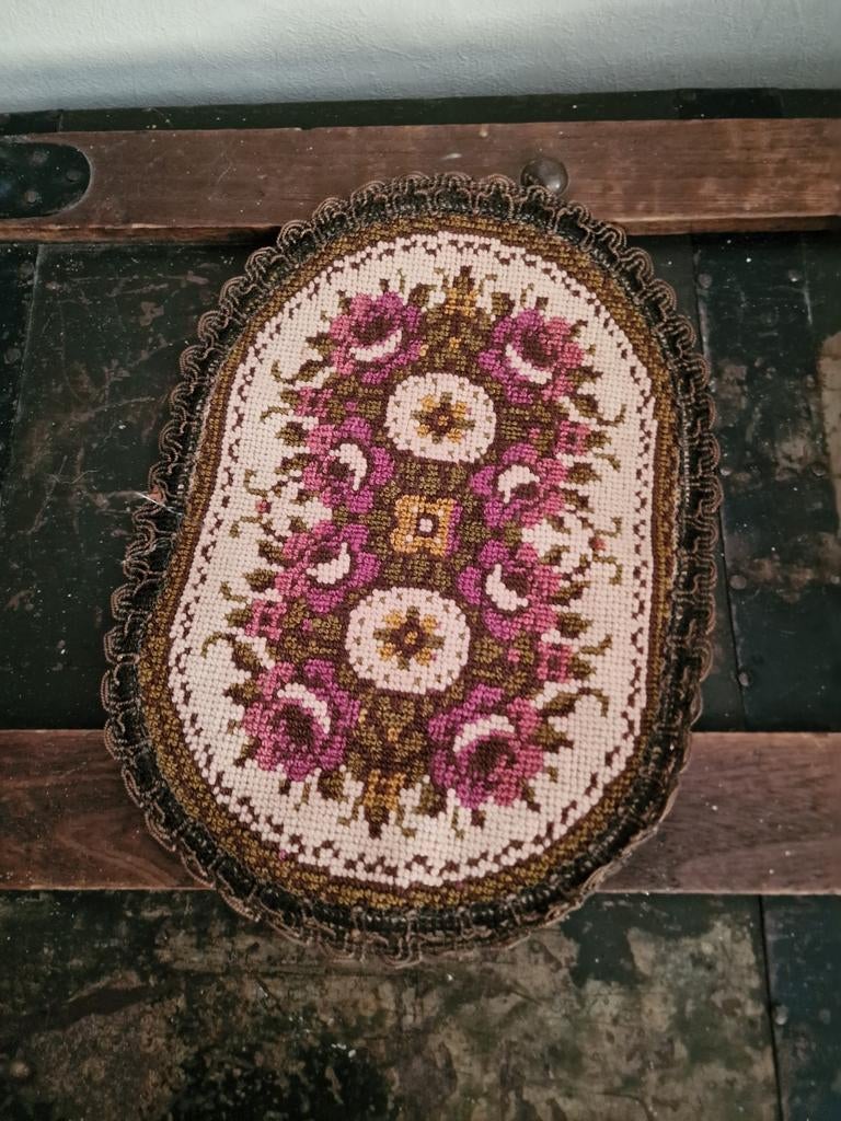 Oud/ vintage  tafel kleedje jaren'60, Ophalen of Verzenden