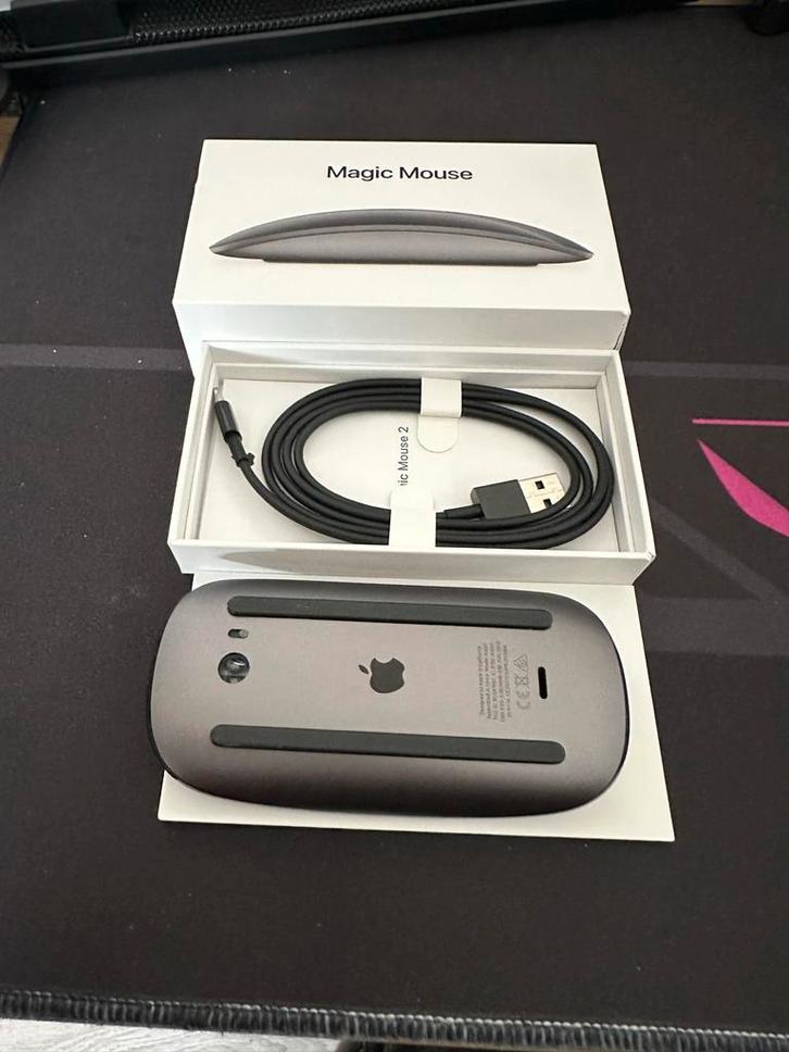 Apple Magic Mouse 2, Computers en Software, Muizen, Nieuw, Muis, Linkshandig, Rechtshandig, Draadloos, Ergonomisch, Ophalen of Verzenden