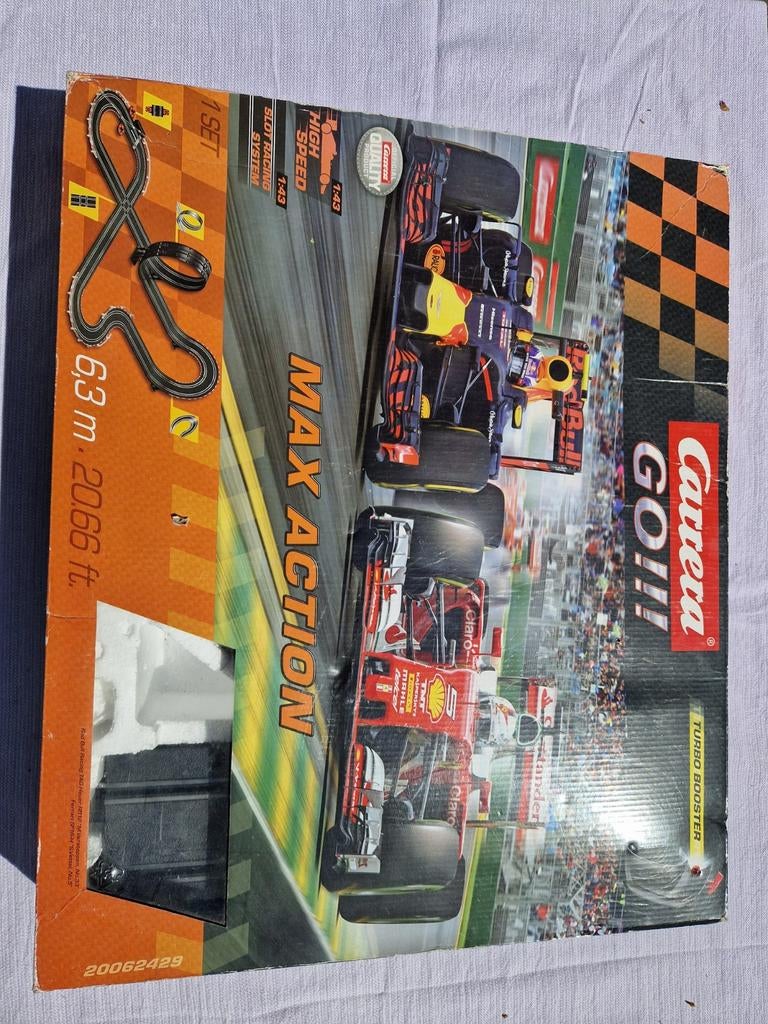 Carrera Go Racebaan Max Verstappen - Compleet Set, Kinderen en Baby's, Speelgoed | Racebanen, Ophalen, Carrera, Elektrisch, Racebaan