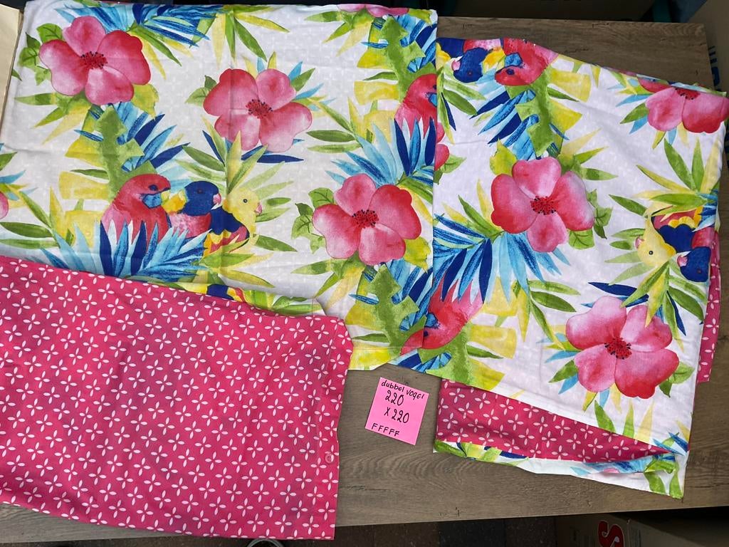 Nieuw zgan dubbelzijdig Lits Jumeaux dekbedovertrek, Ophalen, Nieuw