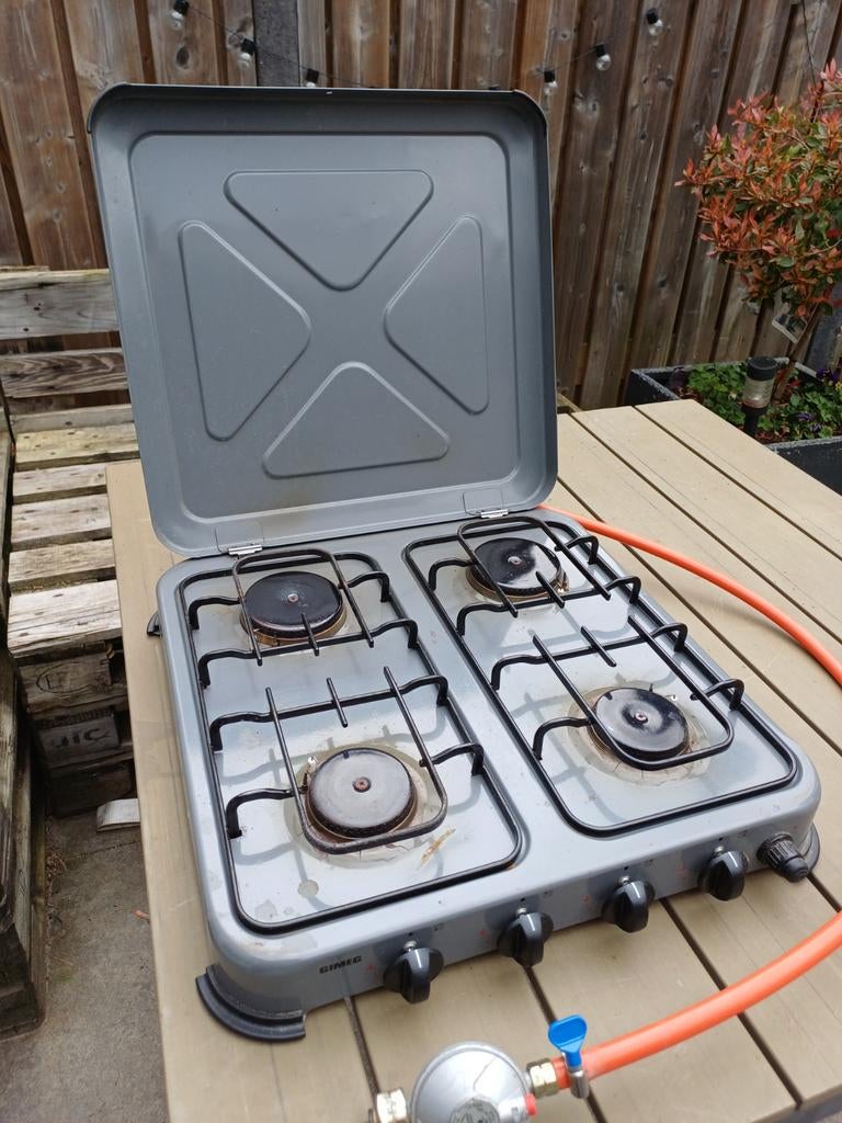 4 pits gasstel, Ophalen