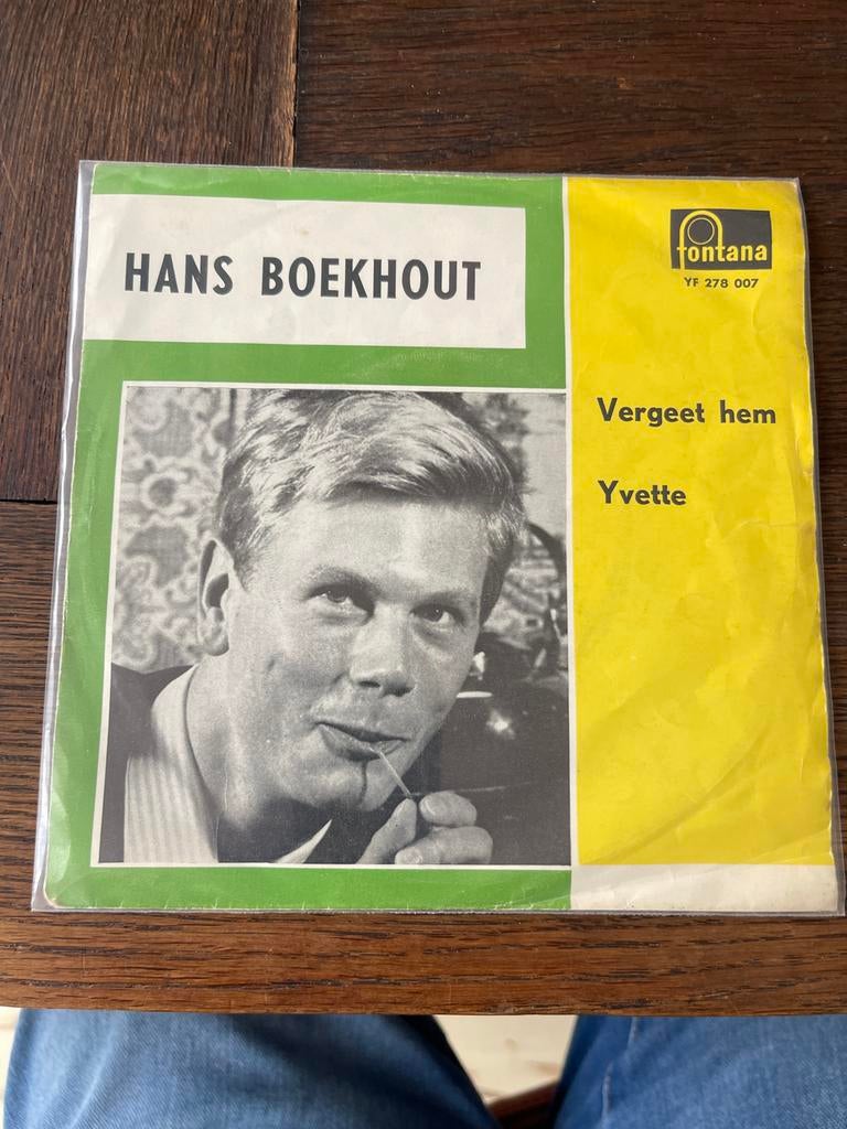 Hans Boekhout - Vergeet Hem / Yvette (Fontana Single), Gebruikt, 7 inch, Single, Ophalen of Verzenden