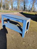 Tuin oppottafel bbq tafel sidetable tuintafel intratuin, Ophalen, Gebruikt, Rechthoekig, Hout