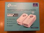 TP-Link Gigabit Passthrough Powerlines WiFi-kit AV1300 Mbps, Ophalen, Zo goed als nieuw, TP-Link