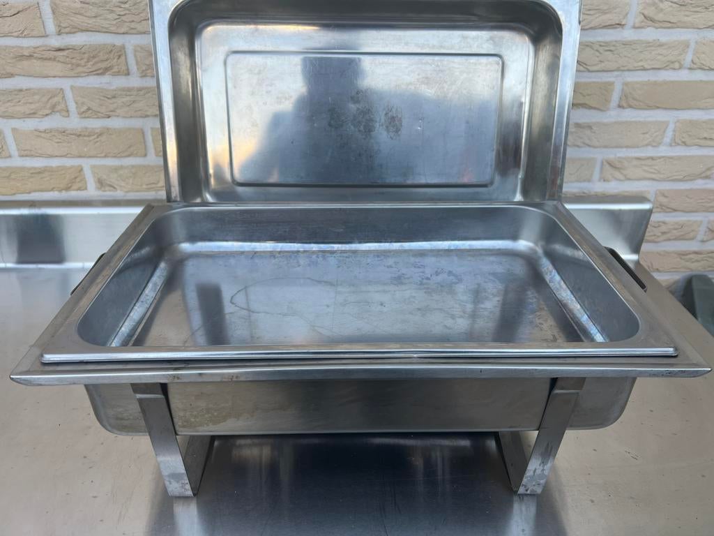 Chaving Dish Basic 5 voor €125,00 perstuk €27,50, Ophalen of Verzenden, Gebruikt