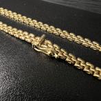 14 karaat gouden ketting collier rolex schakel massief, Sieraden, Tassen en Uiterlijk, Kettingen, Ophalen of Verzenden, Zo goed als nieuw