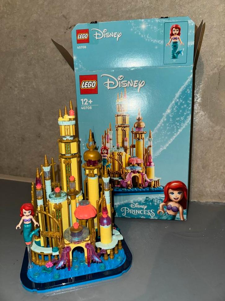Lego Disney mini kasteel van Ariël, Kinderen en Baby's, Speelgoed | Duplo en Lego, Zo goed als nieuw, Lego, Complete set, Ophalen of Verzenden