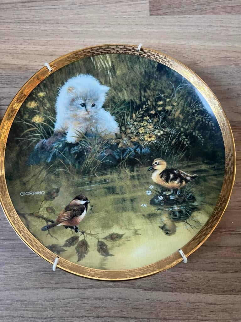 Limited Edition Porseleinen Sierbord 'Duck Pond Dilemma', Ophalen of Verzenden