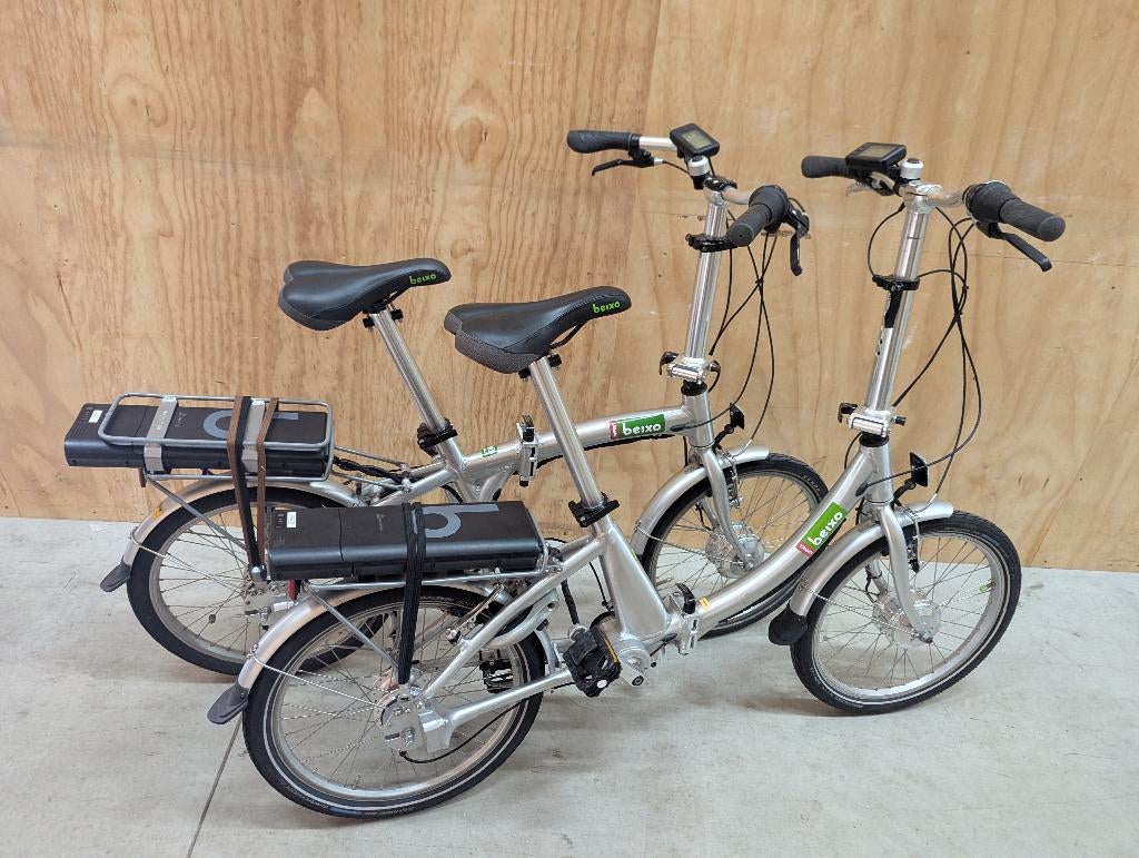 Beixo electra vouwfietsen, Fietsen en Brommers, Fietsen | Vouwfietsen, 20 inch of meer, Versnellingen, Zo goed als nieuw, Totaal opvouwbaar