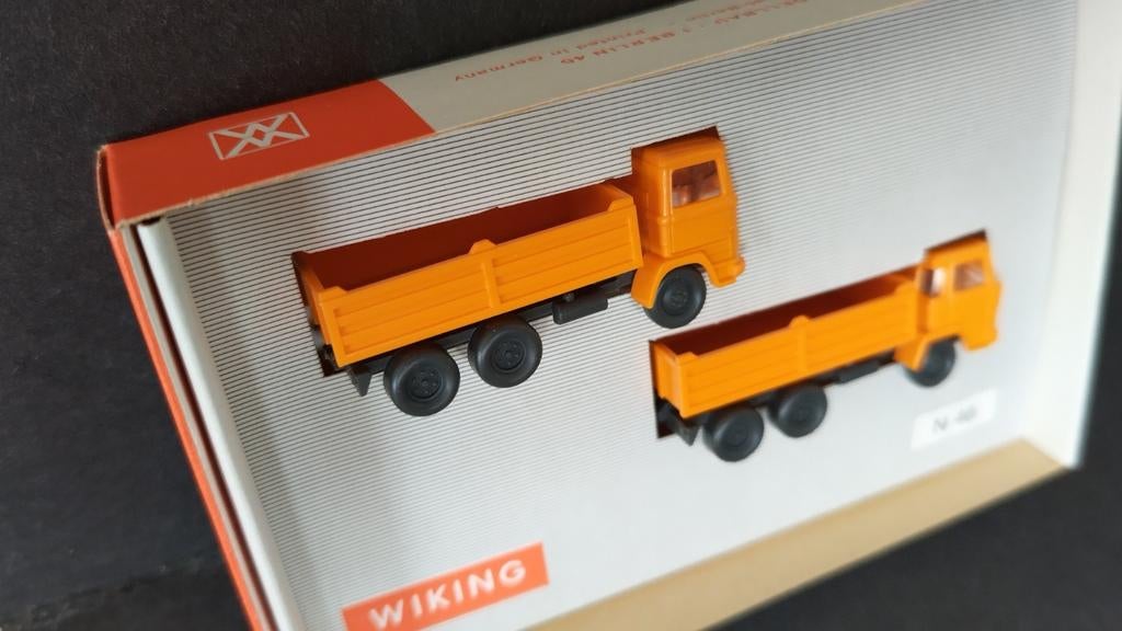 Mercedes Benz LPs en Magirus kipper 1:160 Wiking Pol, Nieuw, Bus of Vrachtwagen, Wiking@wiking.de, Unter den Eichen 8 Berlin Germany