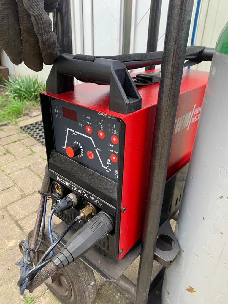 Ewm ac/dc picotig, Doe-het-zelf en Verbouw, Gereedschap | Lasapparaten, Ophalen, Zo goed als nieuw, 150 tot 250 ampère, Tig