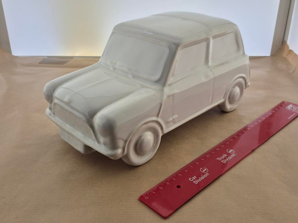 Grote Porseleinen Classic Morris Mini 30cm, Ophalen of Verzenden, Zo goed als nieuw, Auto