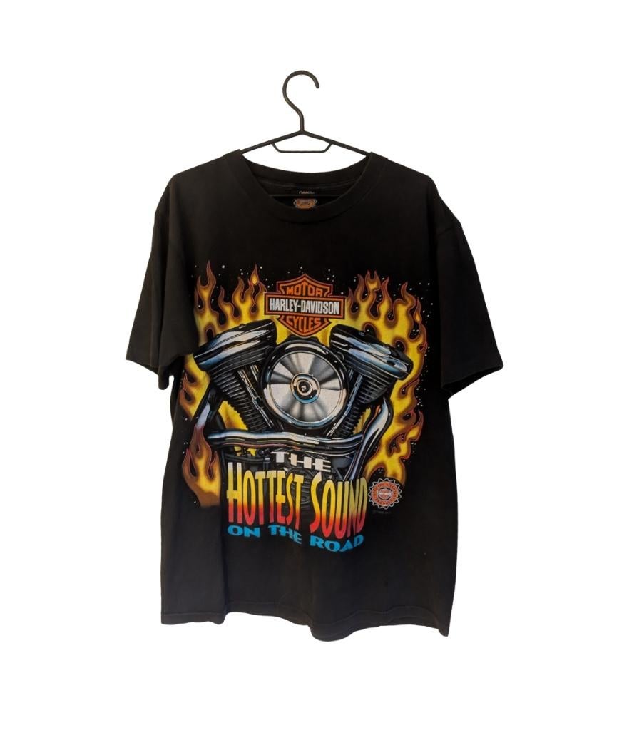 harley davidson “hottest sound on the road” t-shirt 1996, Kleding | Heren, T-shirts, Harley Davidson, Zwart, Maat 56/58 (XL), Harley Davidson