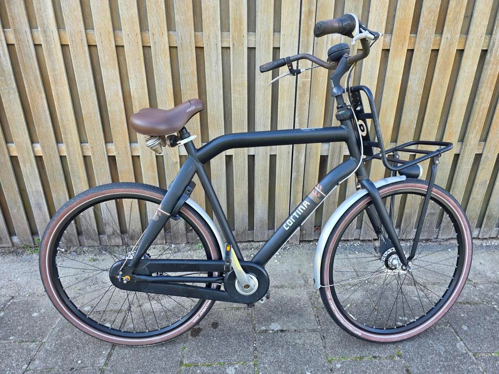 Cortina U4 Transportfiets - Mat Zwart, Fietsen en Brommers, Ophalen of Verzenden, Gebruikt, Overige merken
