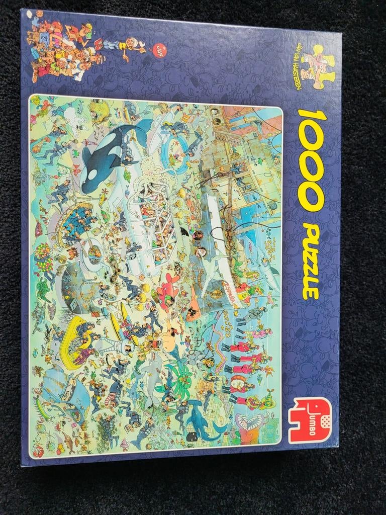 Jan van Haasteren puzzel 1000 stukjes - Pret Onder Water, Hobby en Vrije tijd, Denksport en Puzzels, Ophalen of Verzenden
