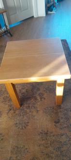 Te koop: massief eiken tafeltje, Huis en Inrichting, 50 tot 100 cm, Vierkant, Minder dan 50 cm, 50 tot 100 cm