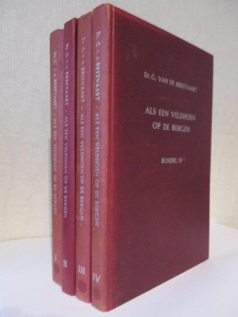 Ds. G.v/d Breevaart: Als een veldhoen op de bergen - 4 delen, Gelezen, Ds. G. van de Breevaart, Christendom | Protestants, Ophalen of Verzenden