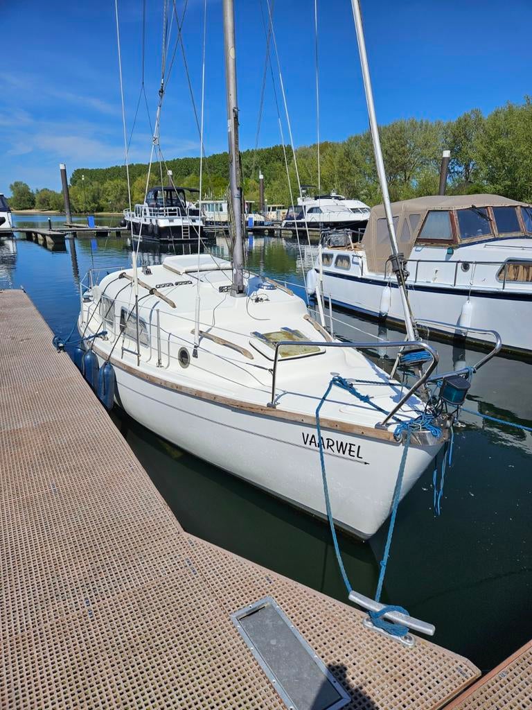 Zeilboot te koop - Leisure 23 ft kimkieler, Watersport en Boten, Ophalen, Gebruikt, Diesel, Tourjacht of Cruiser