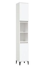 Badkamerkast 30 x 190 cm hout wit, Huis en Inrichting, Badkamer | Badkamermeubels, Ophalen, (Half)hoge kast, Minder dan 50 cm