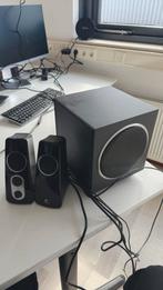Logitech muziekbox met 2 boxjes, Computers en Software, Pc speakers, Ophalen