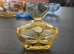 Vintage Kristal Amber Parfumflesje - 1920s, Antiek en Kunst, Antiek | Glas en Kristal, Ophalen of Verzenden