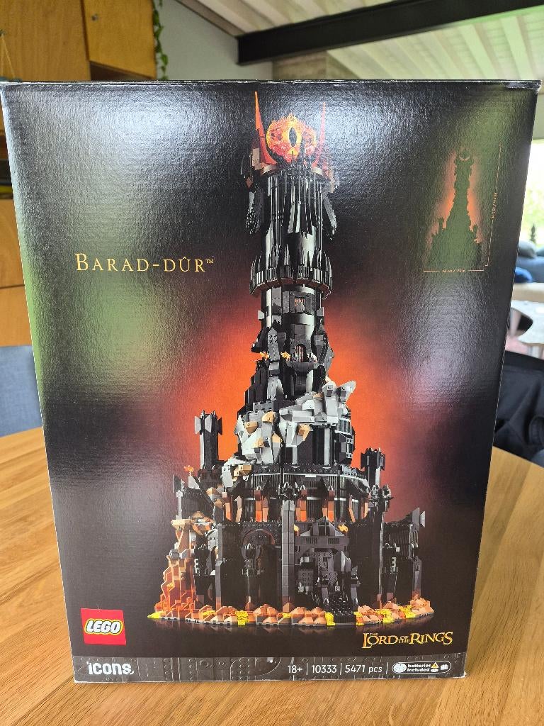 Lego Barad-dûr Doos en Binnendoos 10333, Kinderen en Baby's, Speelgoed | Duplo en Lego, Lego, Overige typen, Nieuw, Ophalen of Verzenden