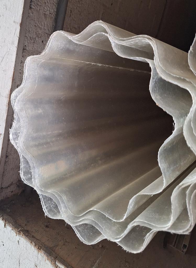 Polyester supercristal heldere golfrol, Tuin en Terras, Ophalen, Kunststof, Overige typen