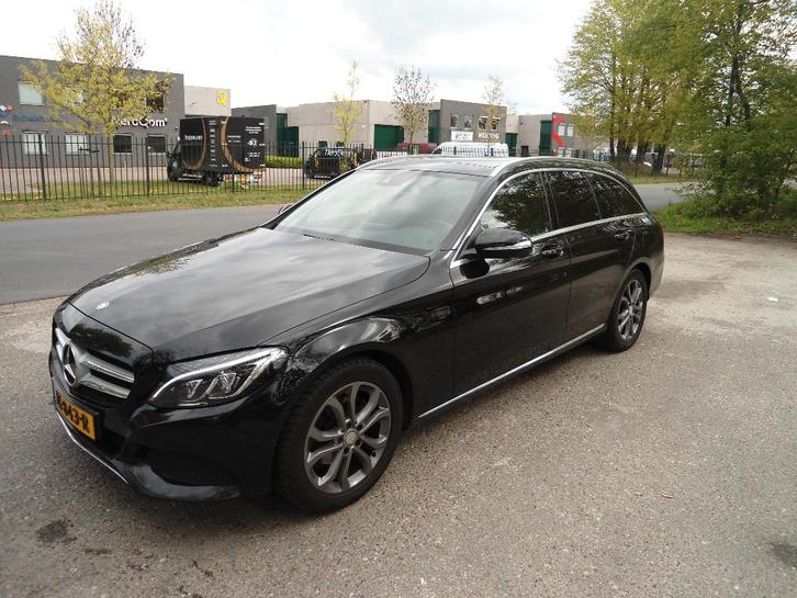 Mercedes-Benz C-Klasse 1.6 C180 Estate 2015 Zwart, Auto's, Mercedes-Benz, Particulier, C-Klasse, ABS, Adaptive Cruise Control