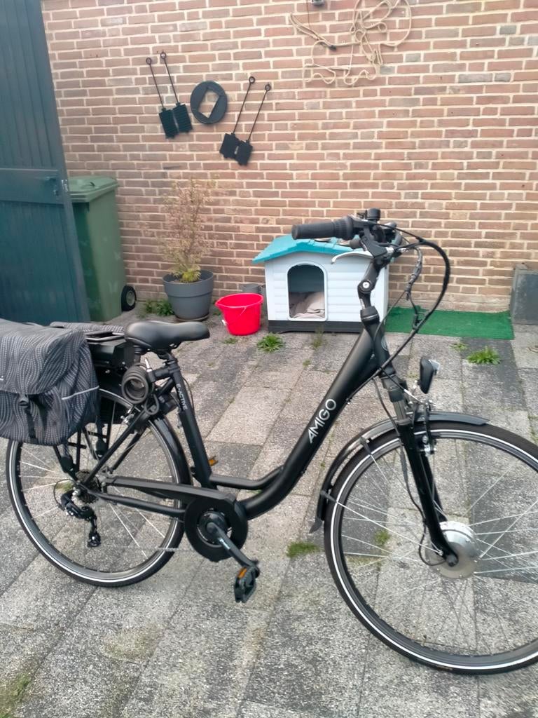 Amigo elektrische fiets met fietstassen, Overige merken, Gebruikt, Ophalen of Verzenden, 47 tot 51 cm