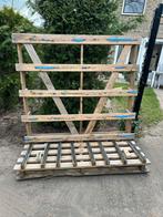 Houten pallet / houten kozijnenbok, Ophalen, Zo goed als nieuw, 50 mm of meer, Pallet