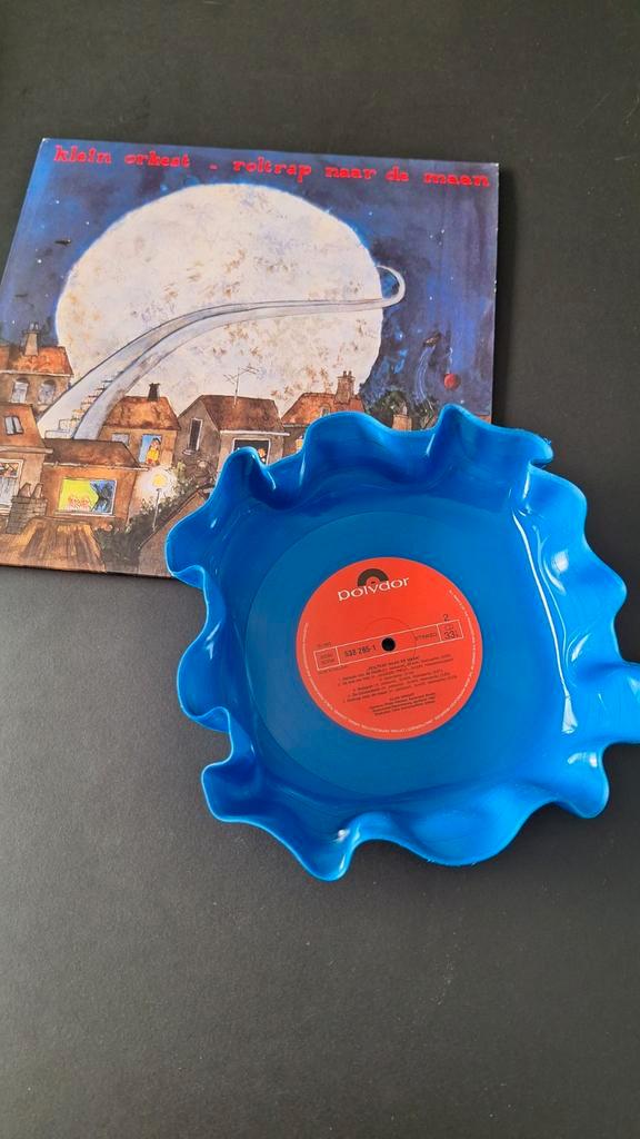 Decoratie schaal LP Vinyl record klein orkest, Cd's en Dvd's, Vinyl | Nederlandstalig, Zo goed als nieuw, 12 inch, Ophalen of Verzenden