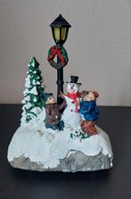 Kerstbeeld: Kinderen met een sneeuwpop, Diversen, Kerst, Ophalen, Zo goed als nieuw