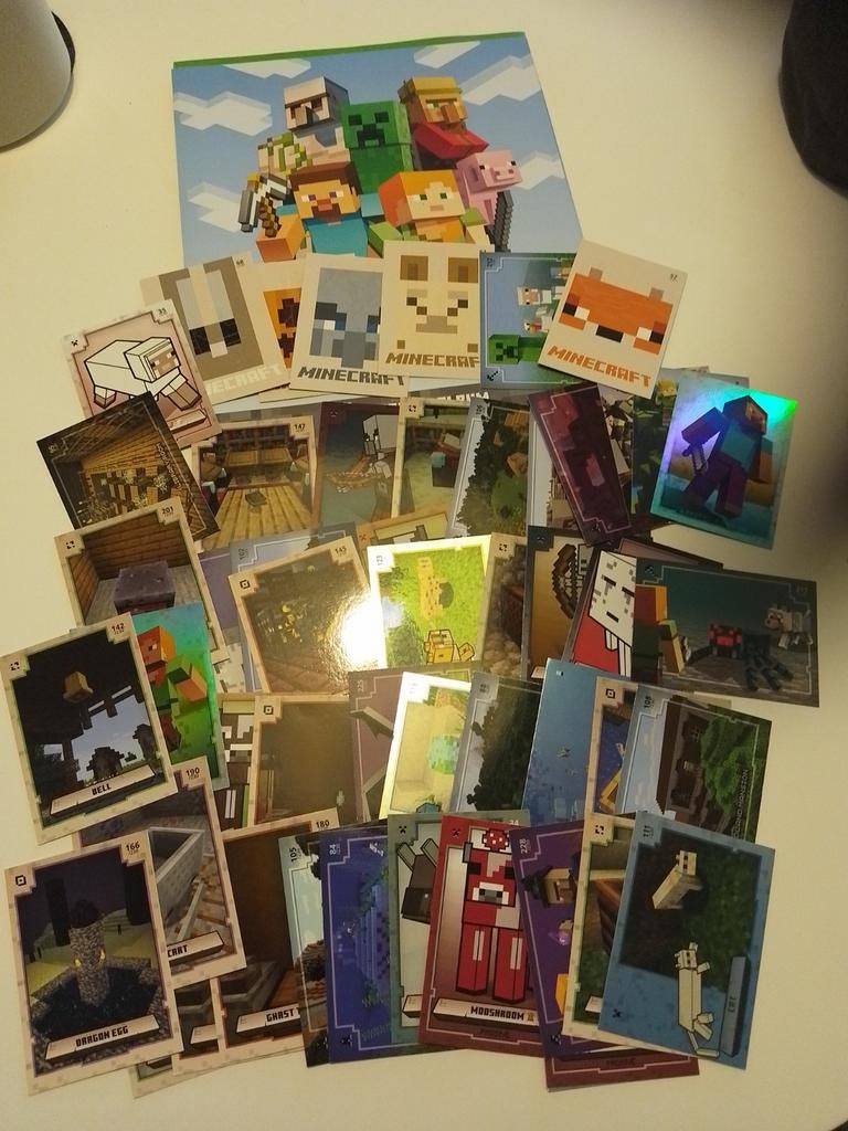 Grote collectie Minecraft plaatjes en stickers, Ophalen of Verzenden, Zo goed als nieuw, Stickers en Plaatjes