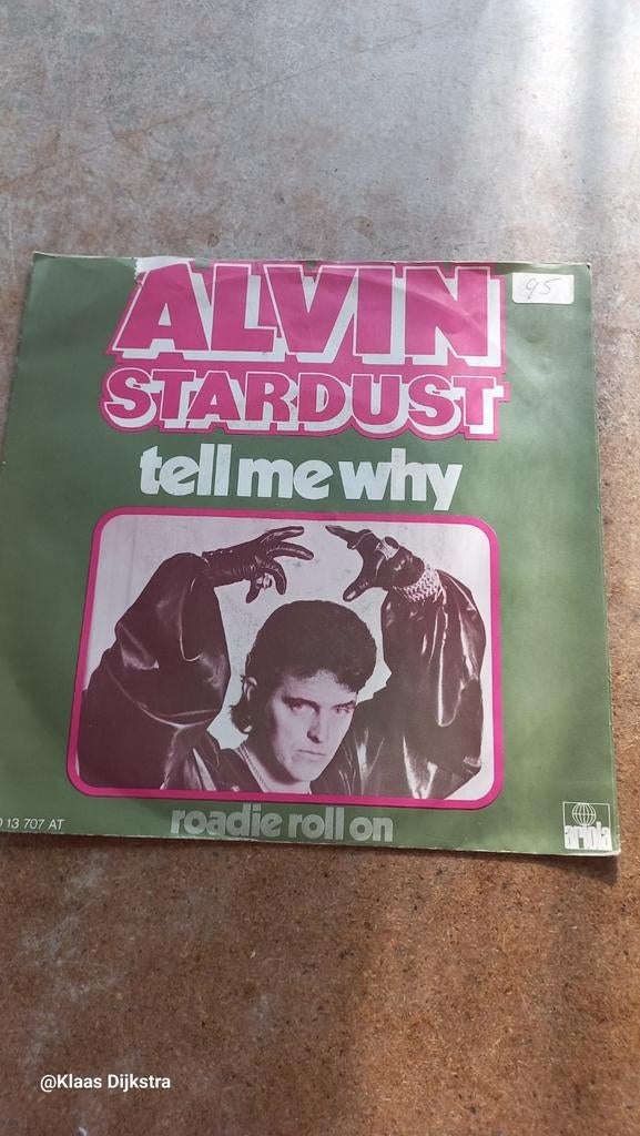 Alvin Stardust - Tell Me Why / Roadie Roll On, Cd's en Dvd's, Vinyl Singles, Ophalen of Verzenden, Gebruikt, 7 inch, Pop