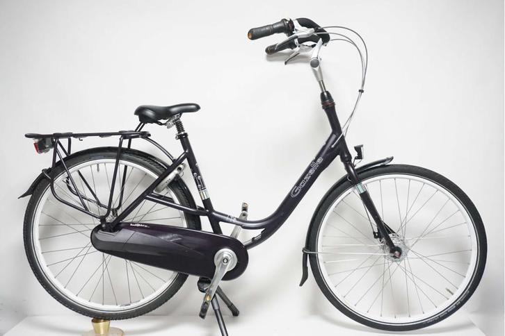 Refurbished Gazelle Bloom Midnight Purple 53cm - Moederfiets, Fietsen en Brommers, Fietsen | Dames | Moederfietsen, Zo goed als nieuw