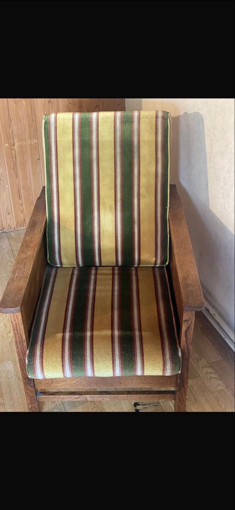 Antieke rookstoel, Antiek en Kunst, Antiek | Meubels | Stoelen en Banken, Ophalen of Verzenden